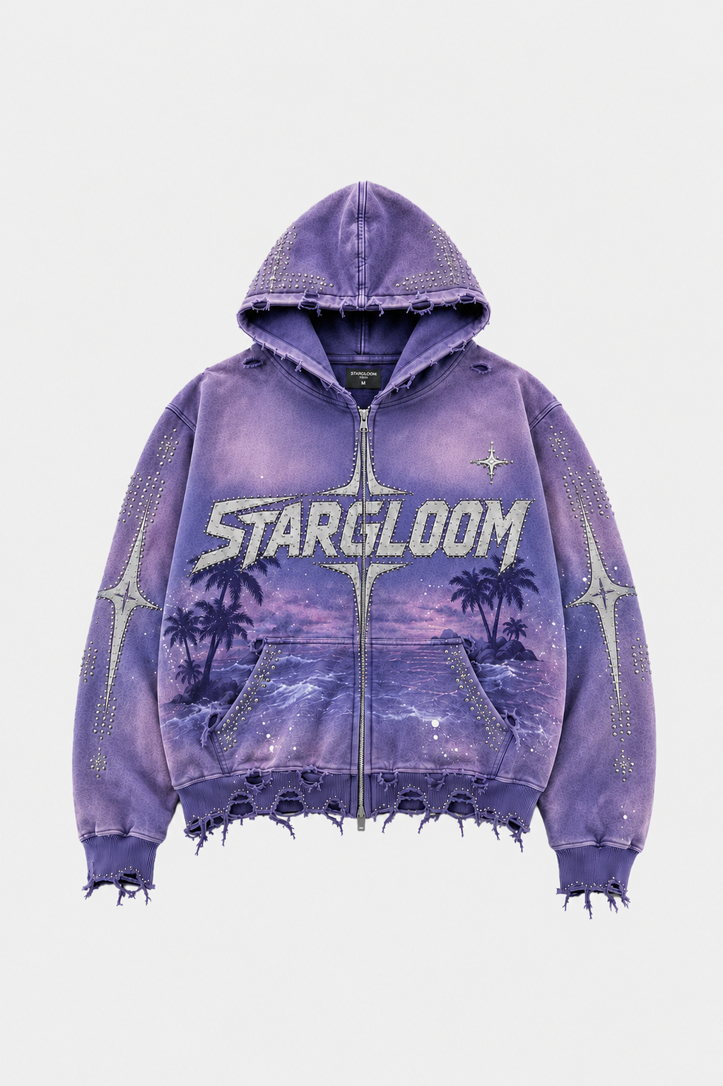 Purple Zip-Up Hoodie – Stargloom Purple Zip-Up Hoodie – Stargloom