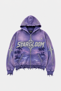 Purple Zip-Up Hoodie