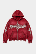 Red Zip-Up Hoodie